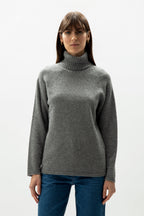 Cashmere blend turtleneck (3D-Knit)