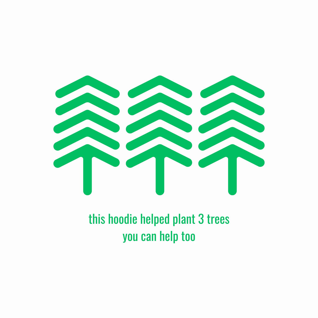 Felpa con cappuccio III Trees - Nibe Clothing