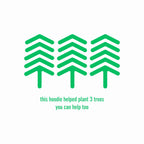 Felpa con cappuccio III Trees - Nibe Clothing