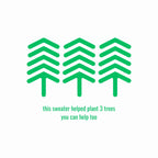 Felpa girocollo III Trees - Nibe Clothing