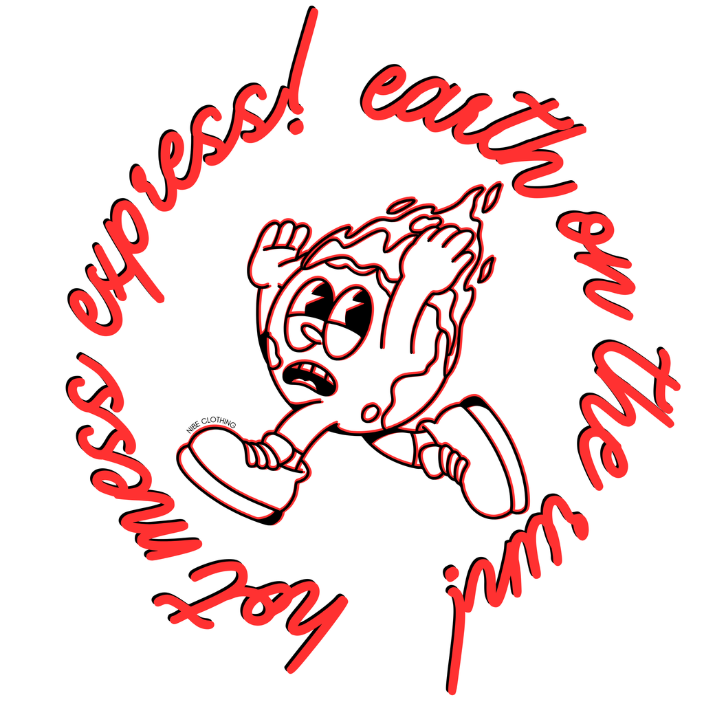 Felpa con cappuccio Hot Mess Express - Nibe Clothing