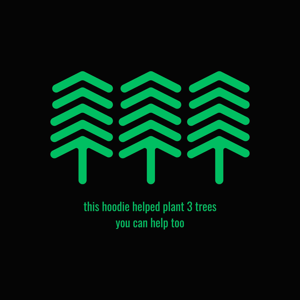 Felpa con cappuccio III Trees - Nibe Clothing