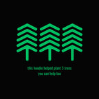 Felpa con cappuccio III Trees - Nibe Clothing