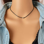 Collana con dettaglio geometrico