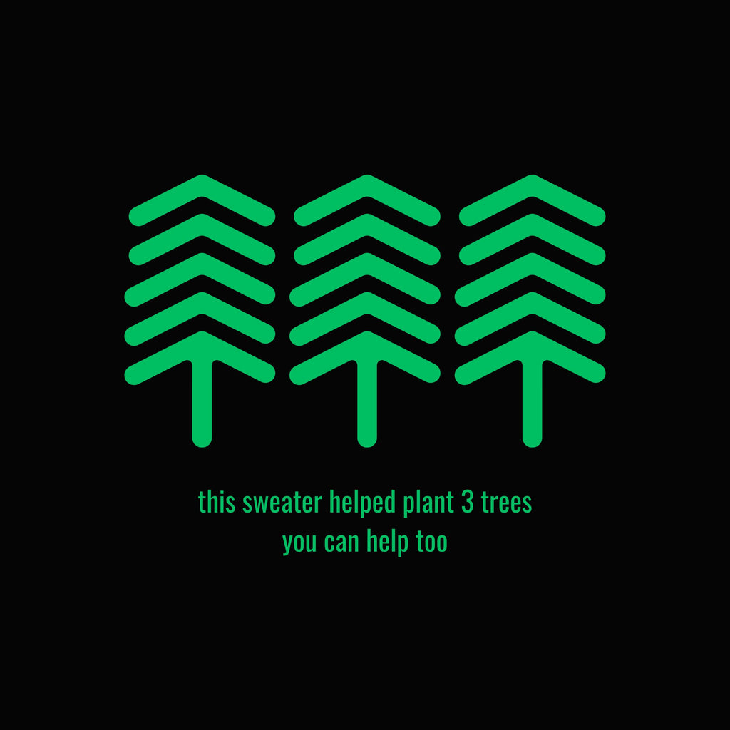 Felpa girocollo III Trees - Nibe Clothing