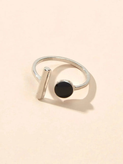 Anello con elementi geometrici - Nibe Clothing