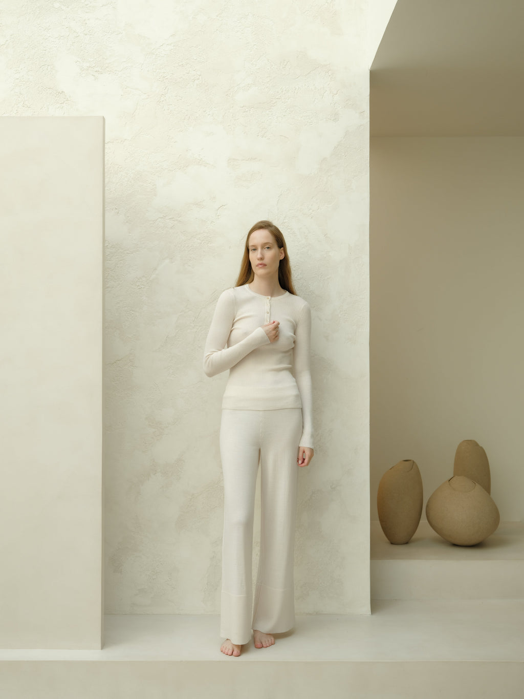 Extra Fine Merino Ribbed Fine Hanley Sweater