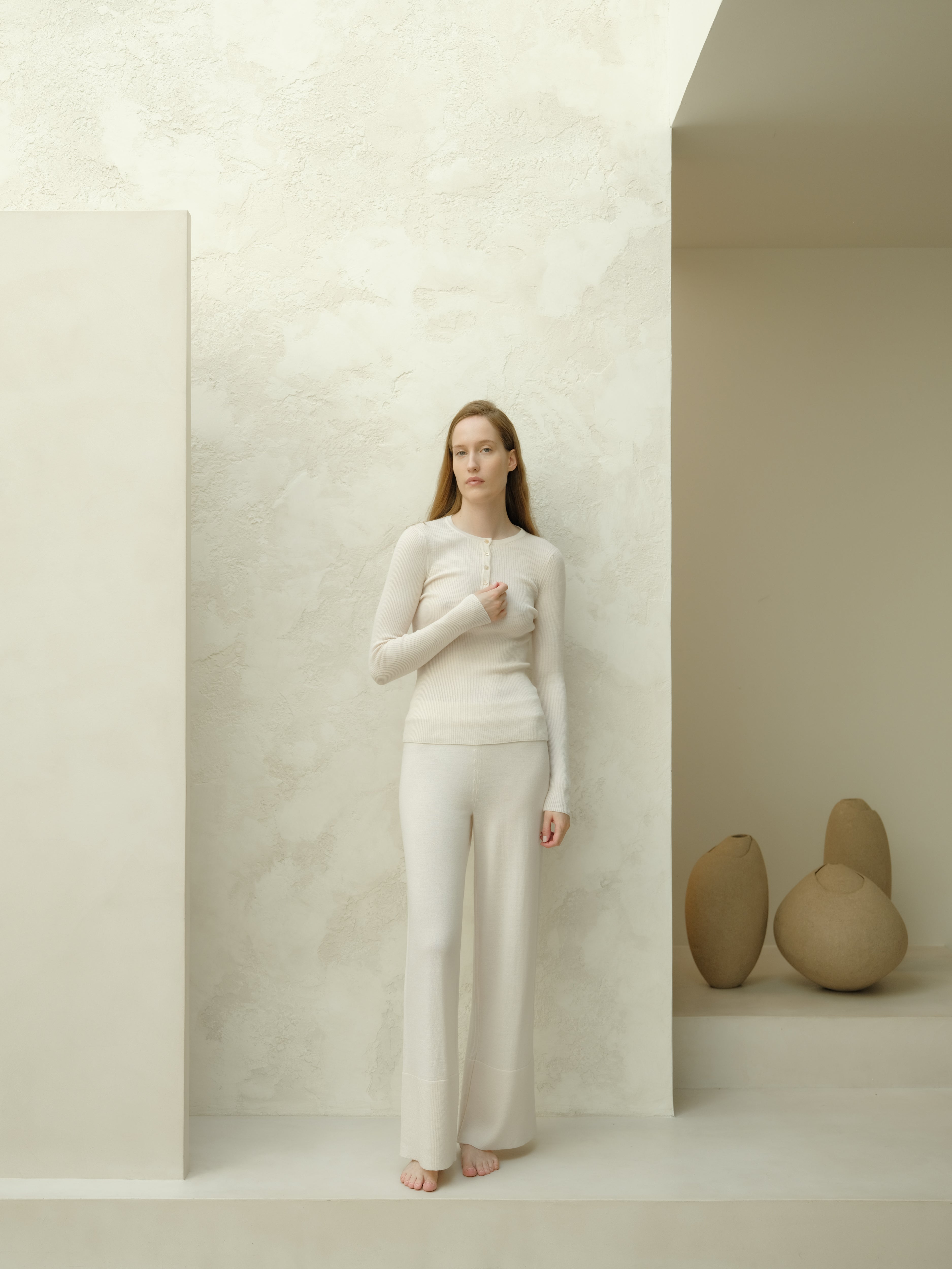 Extra Fine Merino Ribbed Fine Hanley Sweater