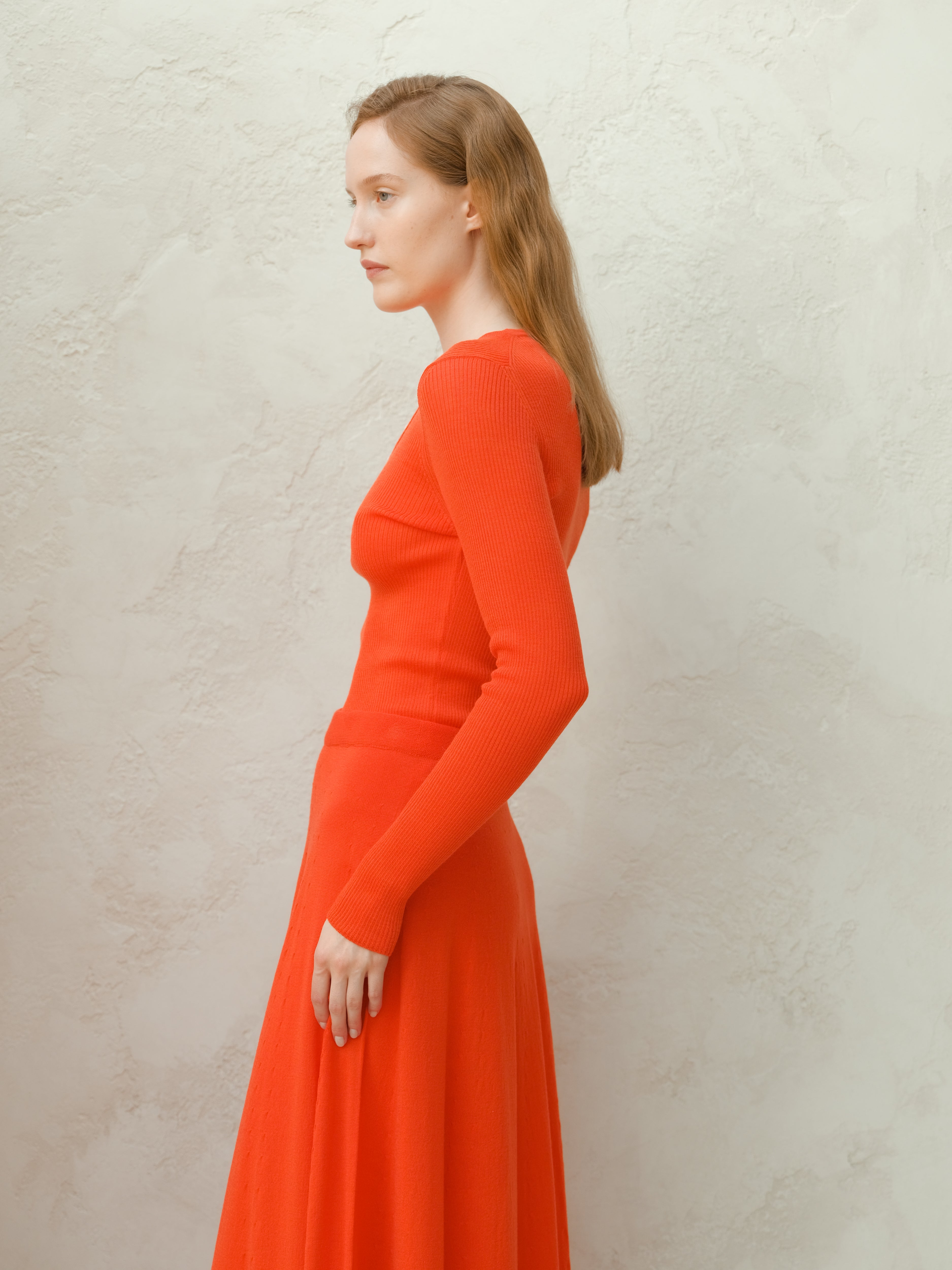 Extra Fine Merino Ribbed Fine Hanley Sweater