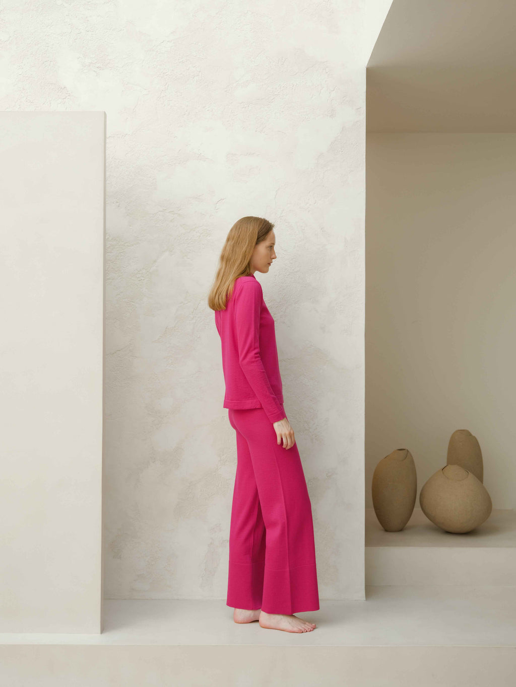 Extra Fine Merino Wool Turtleneck with Straight Sleeve