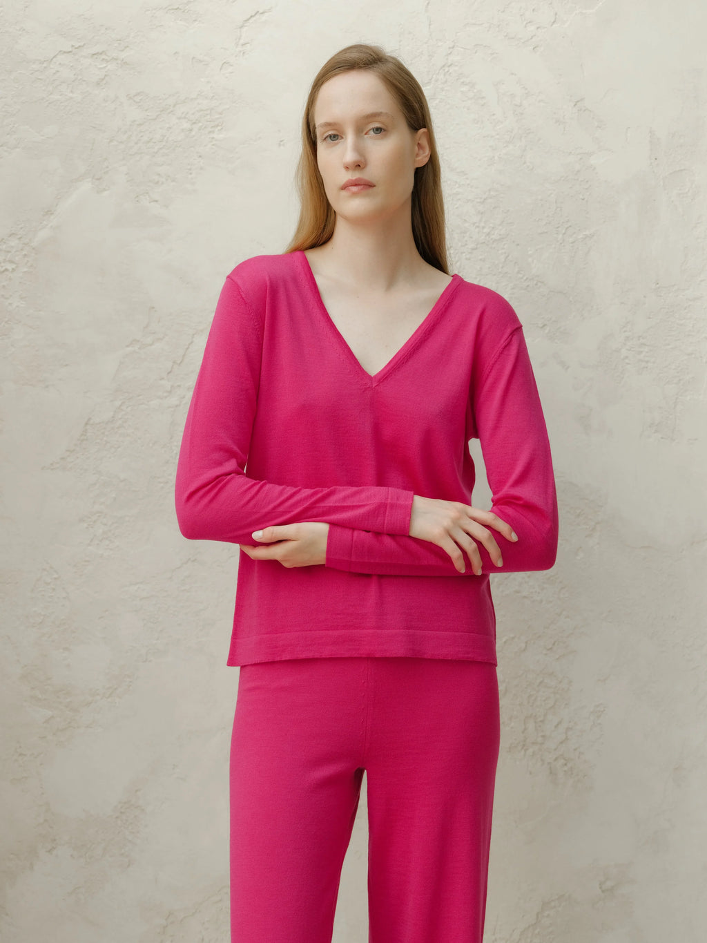 Maglione Extra Fine Merino Wool with Straight Sleeve - Nibe Clothing