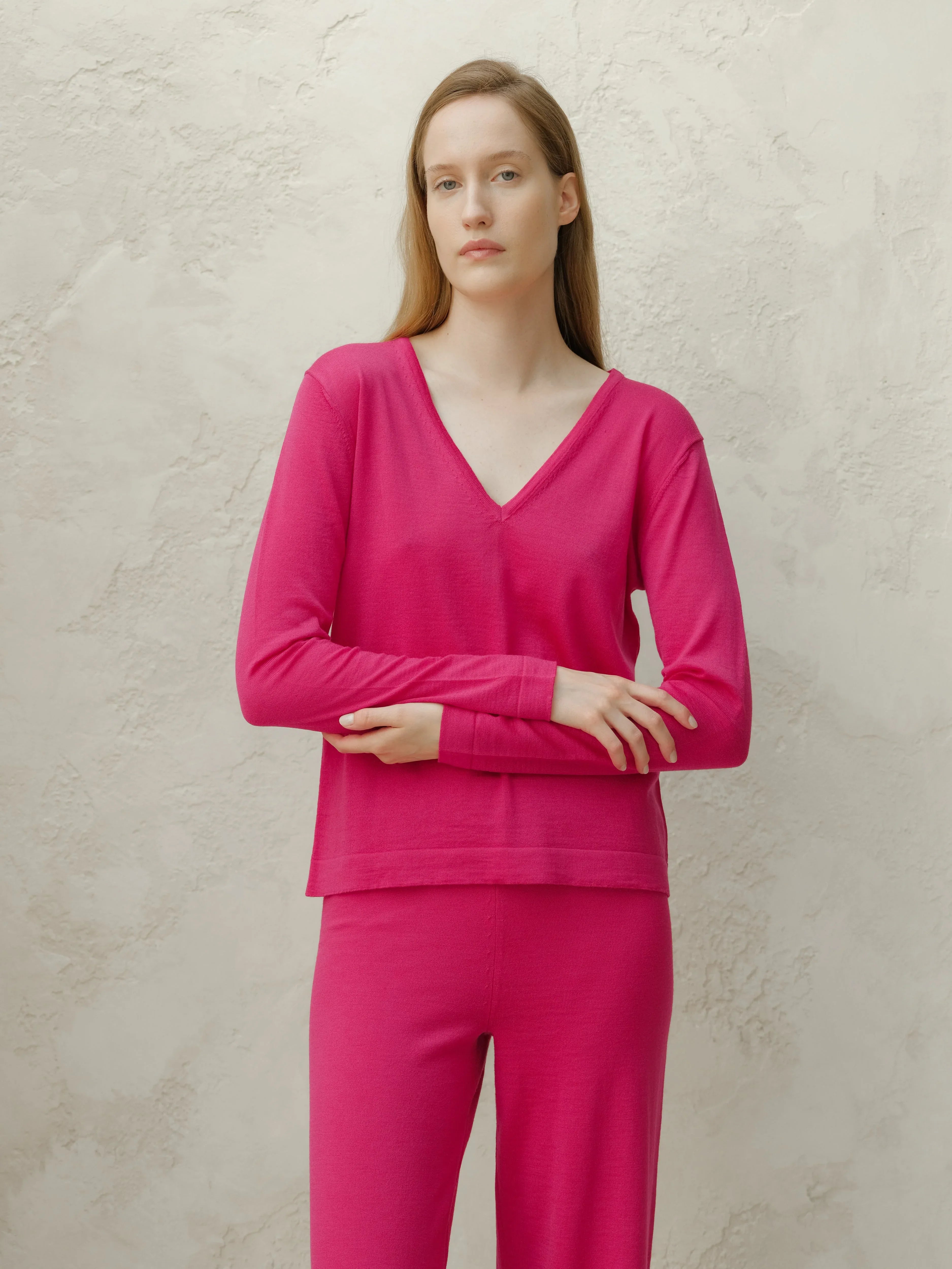 Maglione Extra Fine Merino Wool with Straight Sleeve - Nibe Clothing