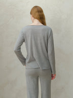 Maglione Extra Fine Merino Wool Boatneck (3D-Knit) - Nibe Clothing