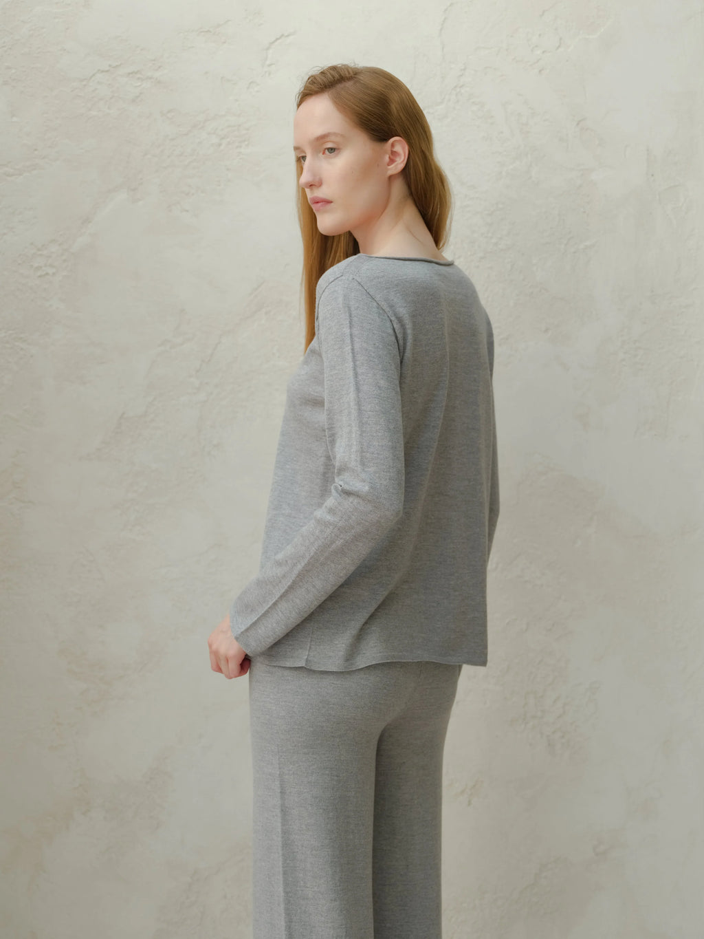 Maglione Extra Fine Merino Wool Boatneck (3D-Knit) - Nibe Clothing