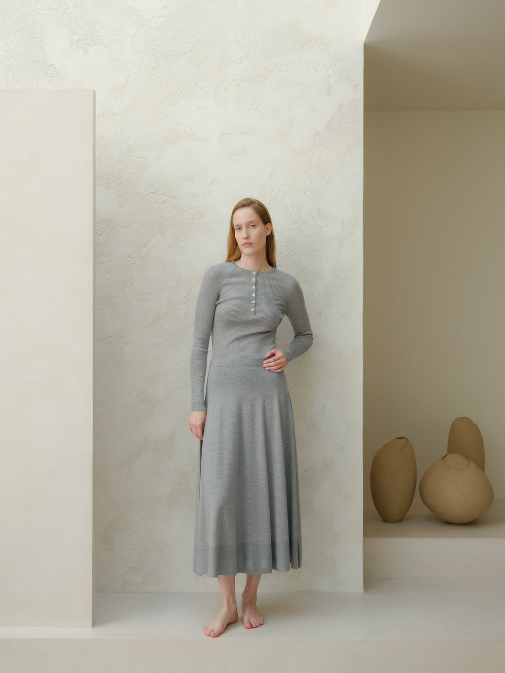 Extra Fine Merino Ribbed Fine Hanley Sweater