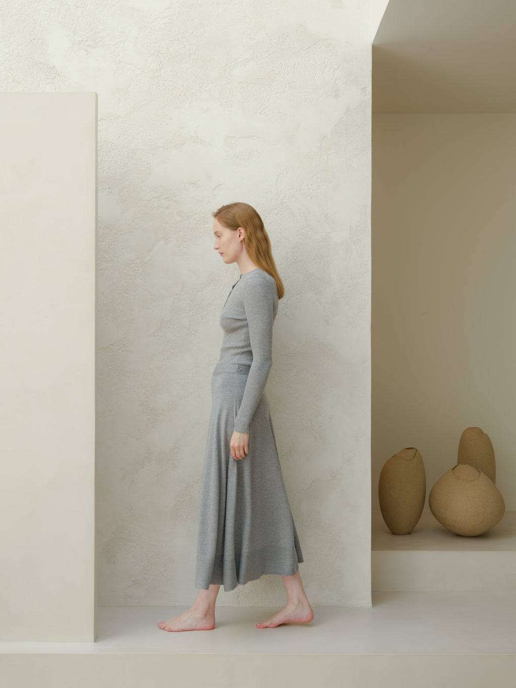 Extra Fine Merino Ribbed Fine Hanley Sweater