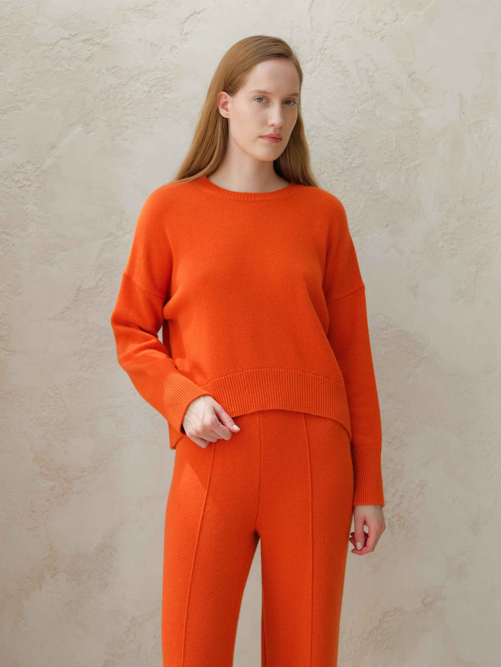 Cashmere Mix Crewneck Sweater