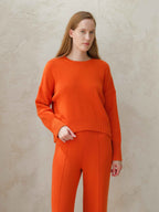 Cashmere Mix Crewneck Sweater