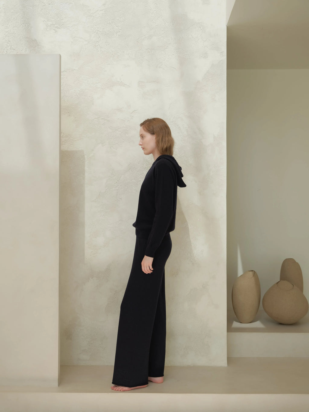 Felpa con cappuccio Cashmere Mix - Nibe Clothing