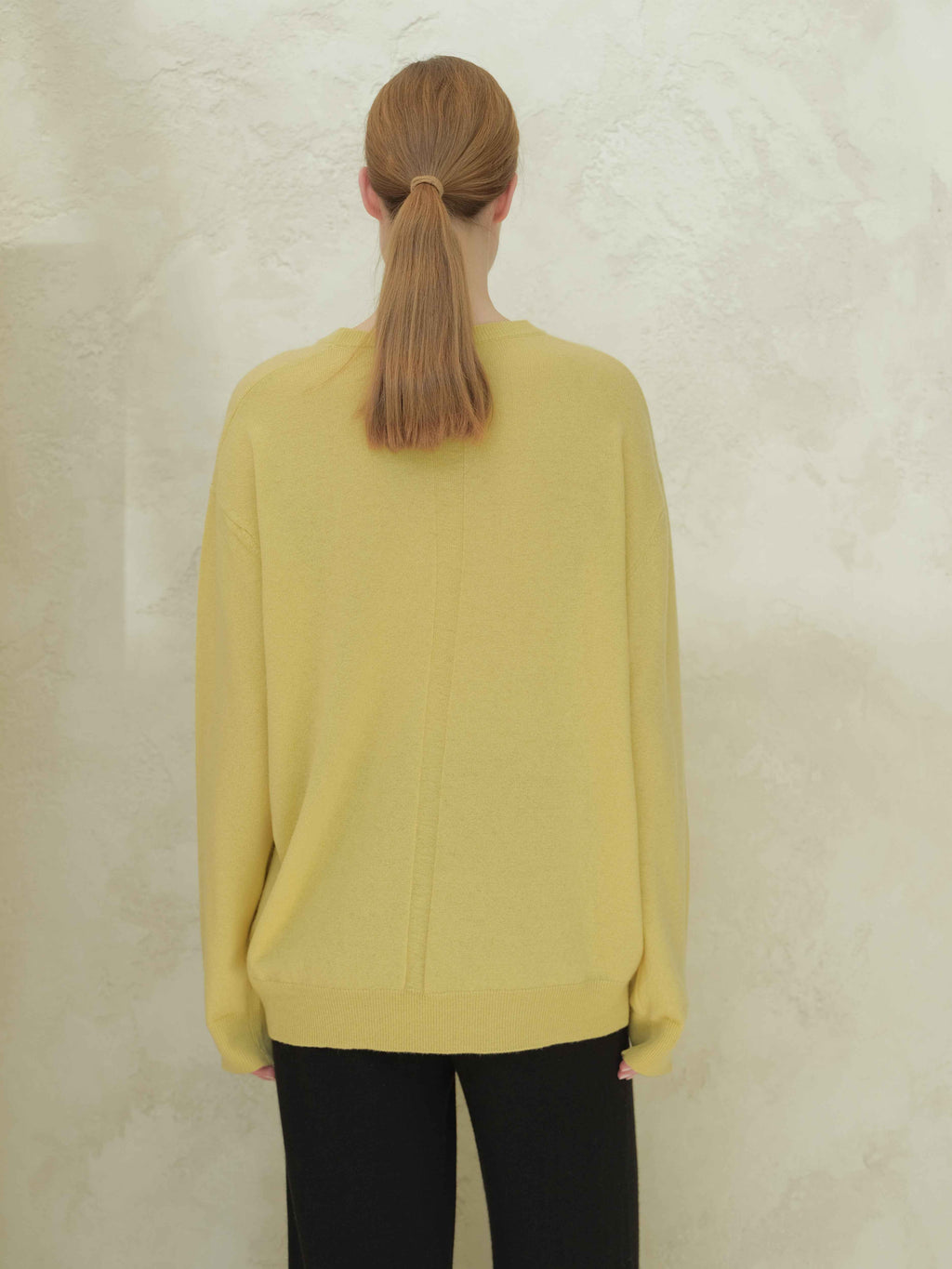 Cashmere Mix Classic Crewneck Sweater
