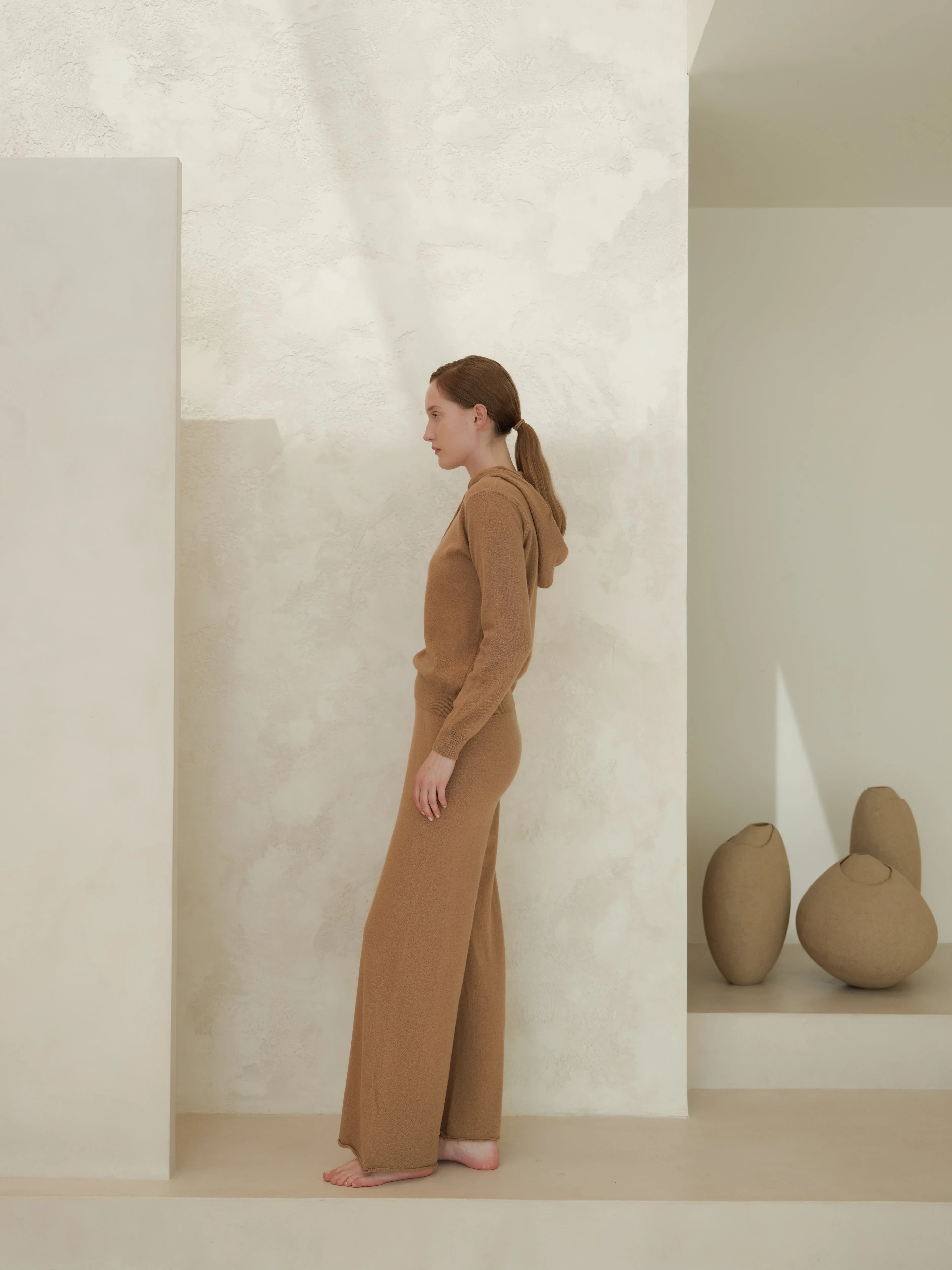 Felpa con cappuccio Cashmere Mix - Nibe Clothing