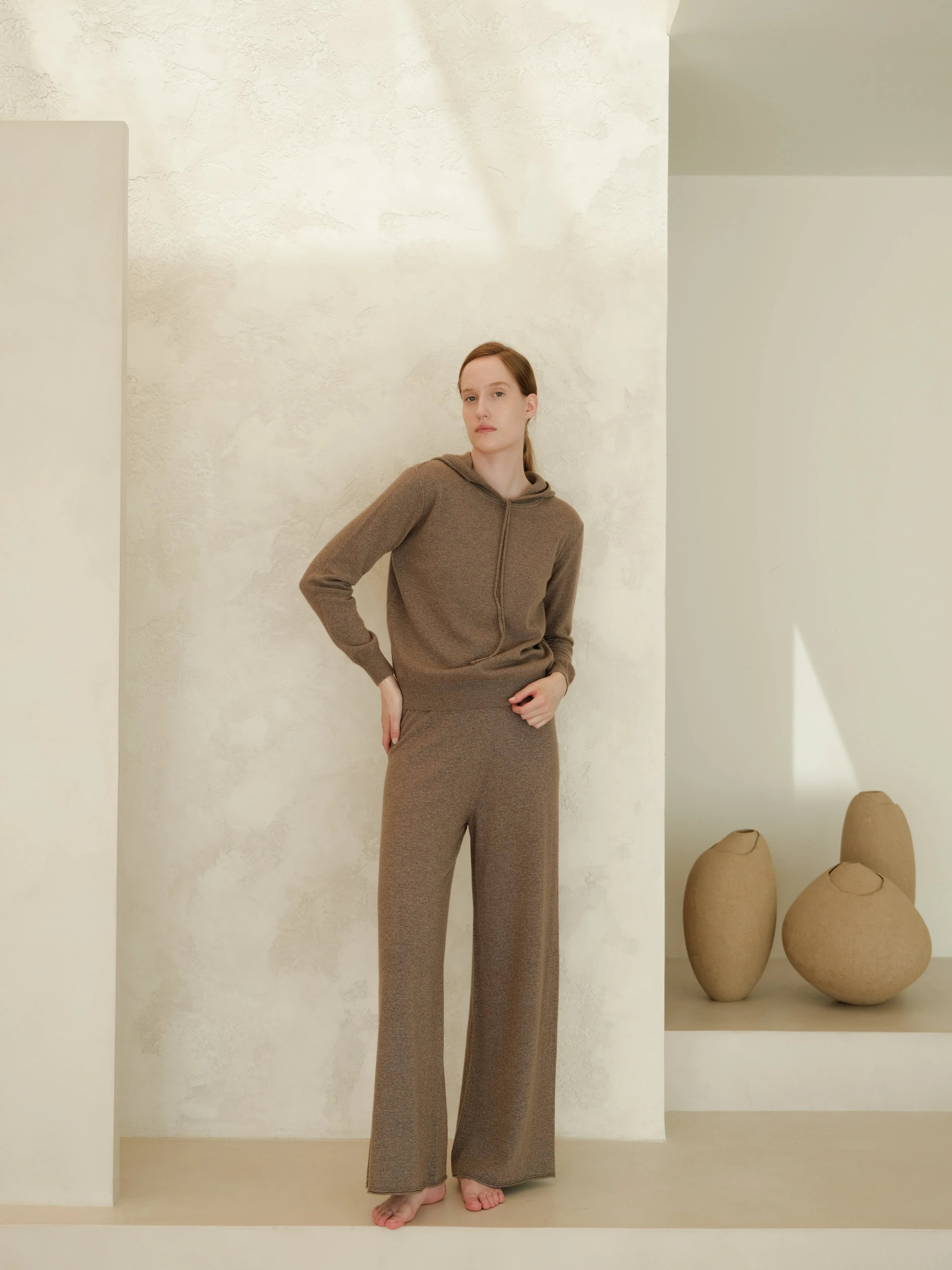 Felpa con cappuccio Cashmere Mix - Nibe Clothing