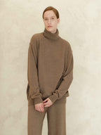 Cashmere Mix Classic Turtleneck Sweater