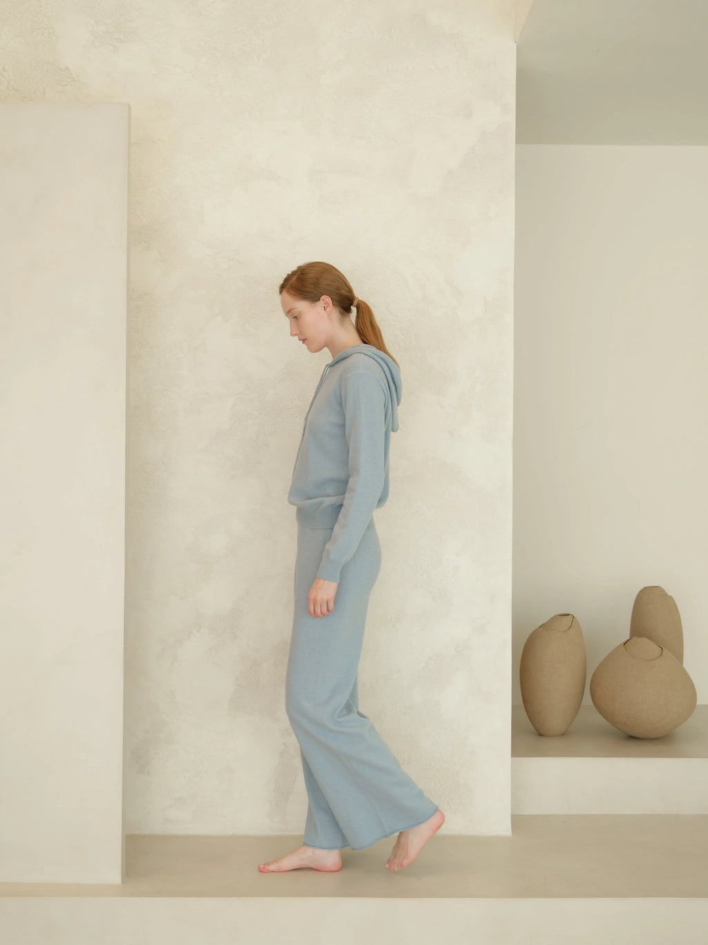 Felpa con cappuccio Cashmere Mix - Nibe Clothing