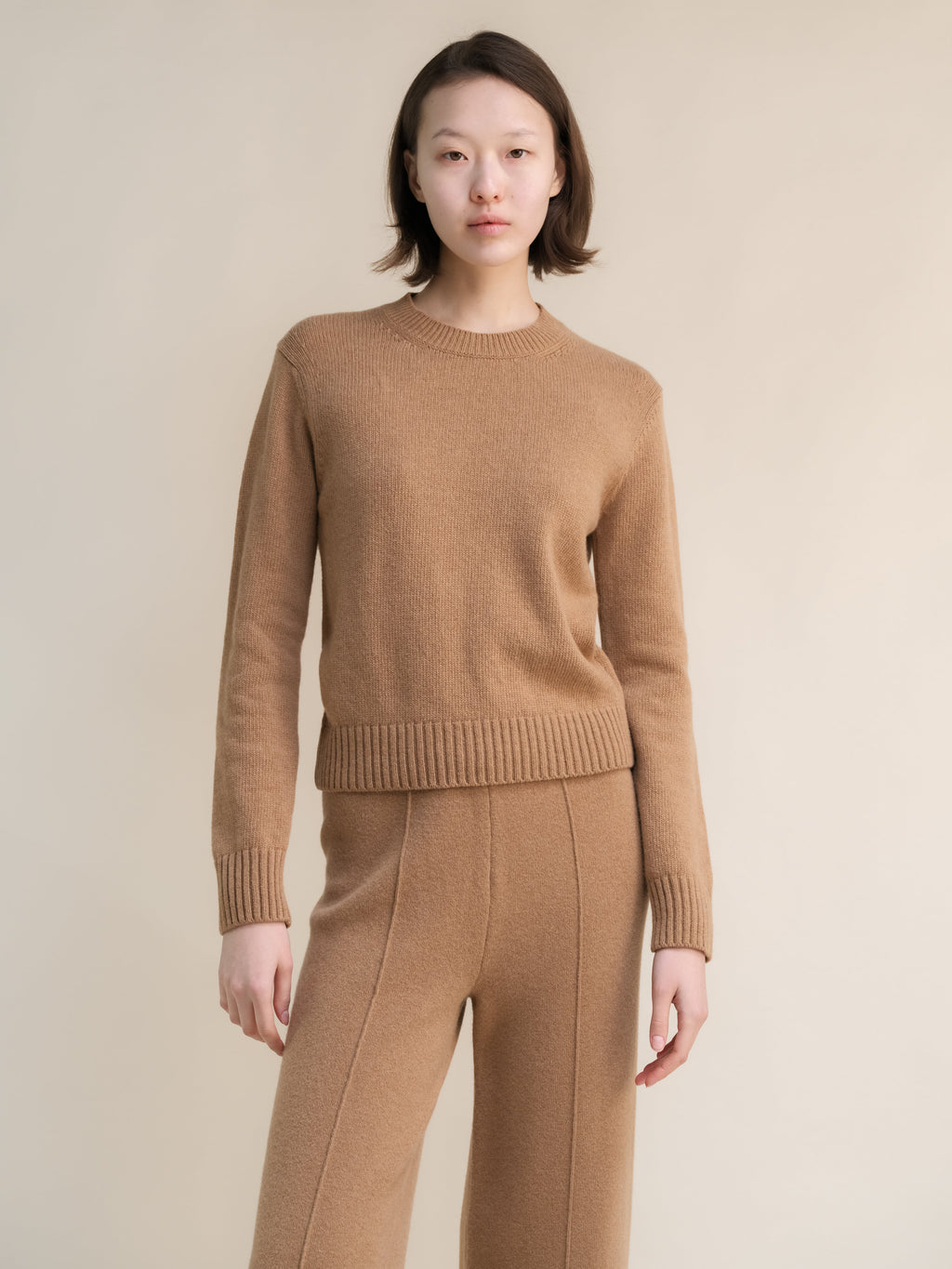 Cashmere Mix Crewneck Sweater