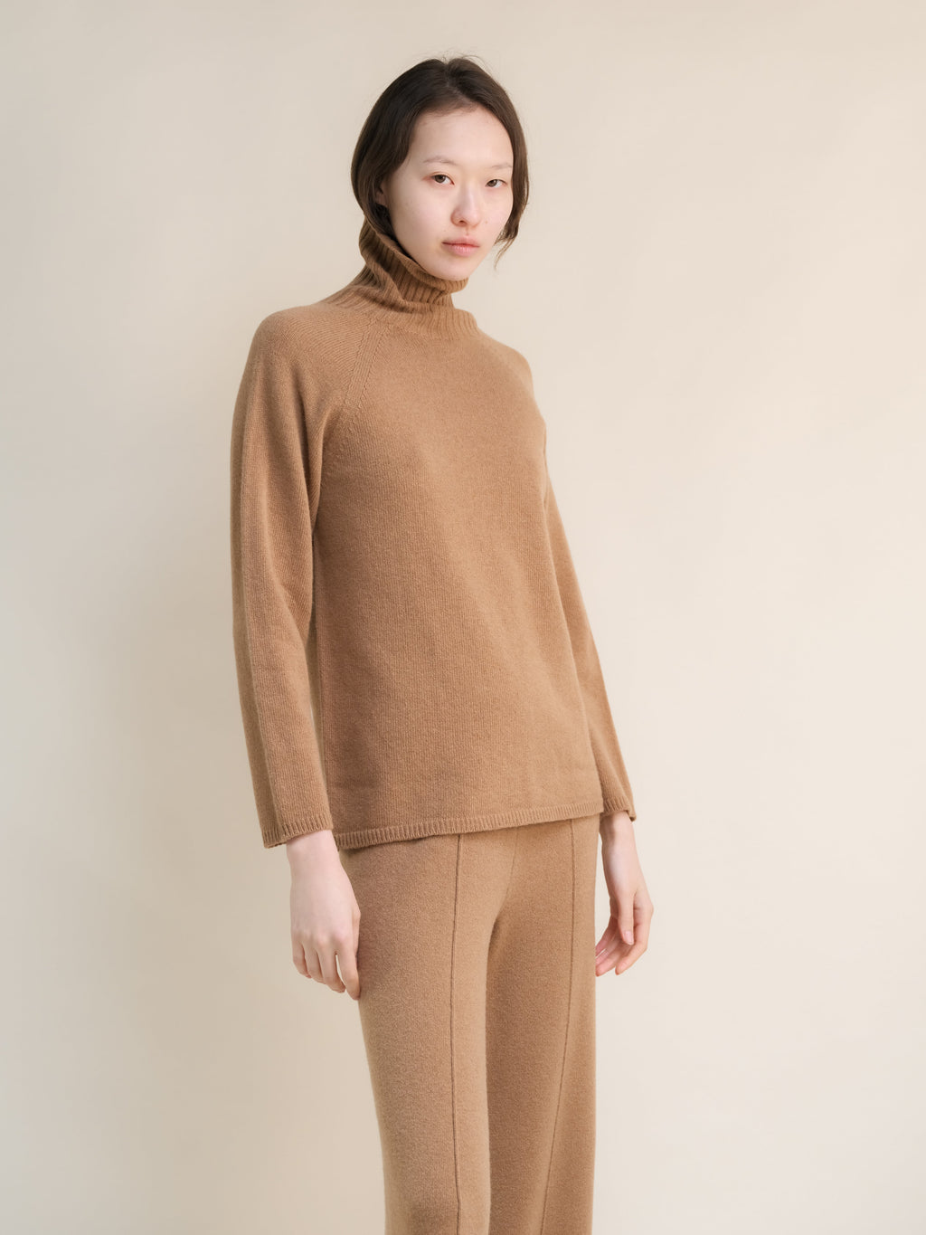 Cashmere blend turtleneck (3D-Knit)