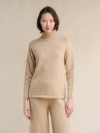 Cashmere blend turtleneck (3D-Knit)