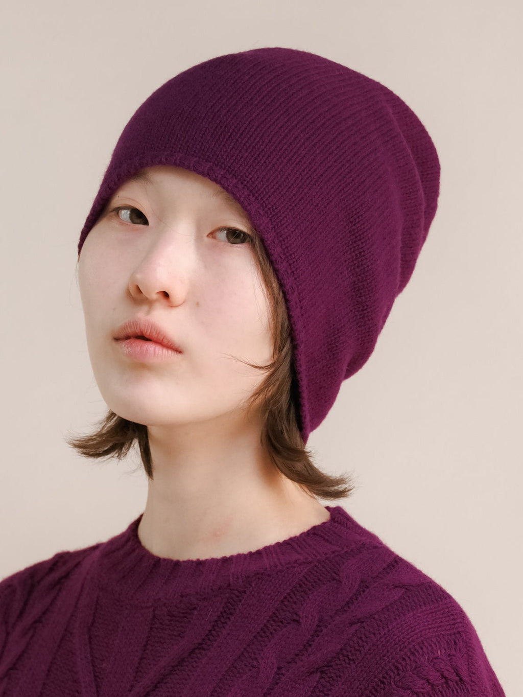 Cashmere Blend Hat (3D-Knit) 