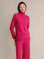 Cashmere Mix Turtleneck Sweater (3D-Knit)