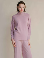 Cashmere Mix Turtleneck Sweater (3D-Knit)