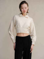 Lambswool Cropped Polo