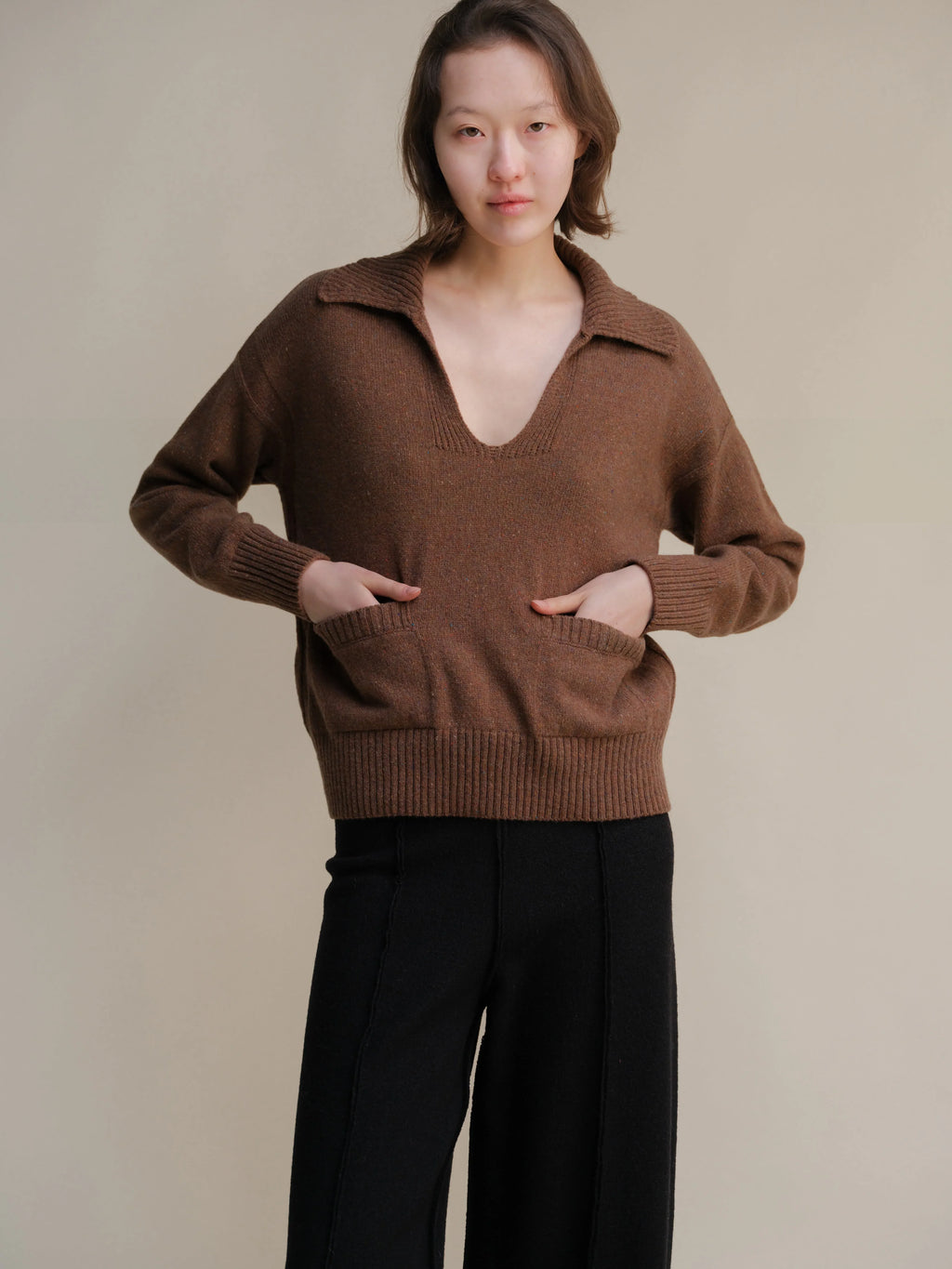 Polo Tweed Oversized with Pockets - Nibe Clothing