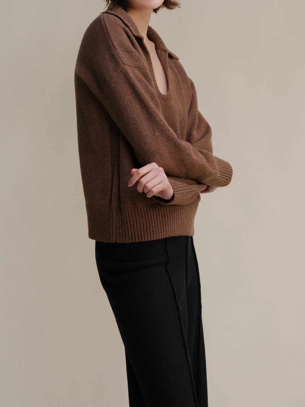 Polo Tweed Oversized with Pockets - Nibe Clothing