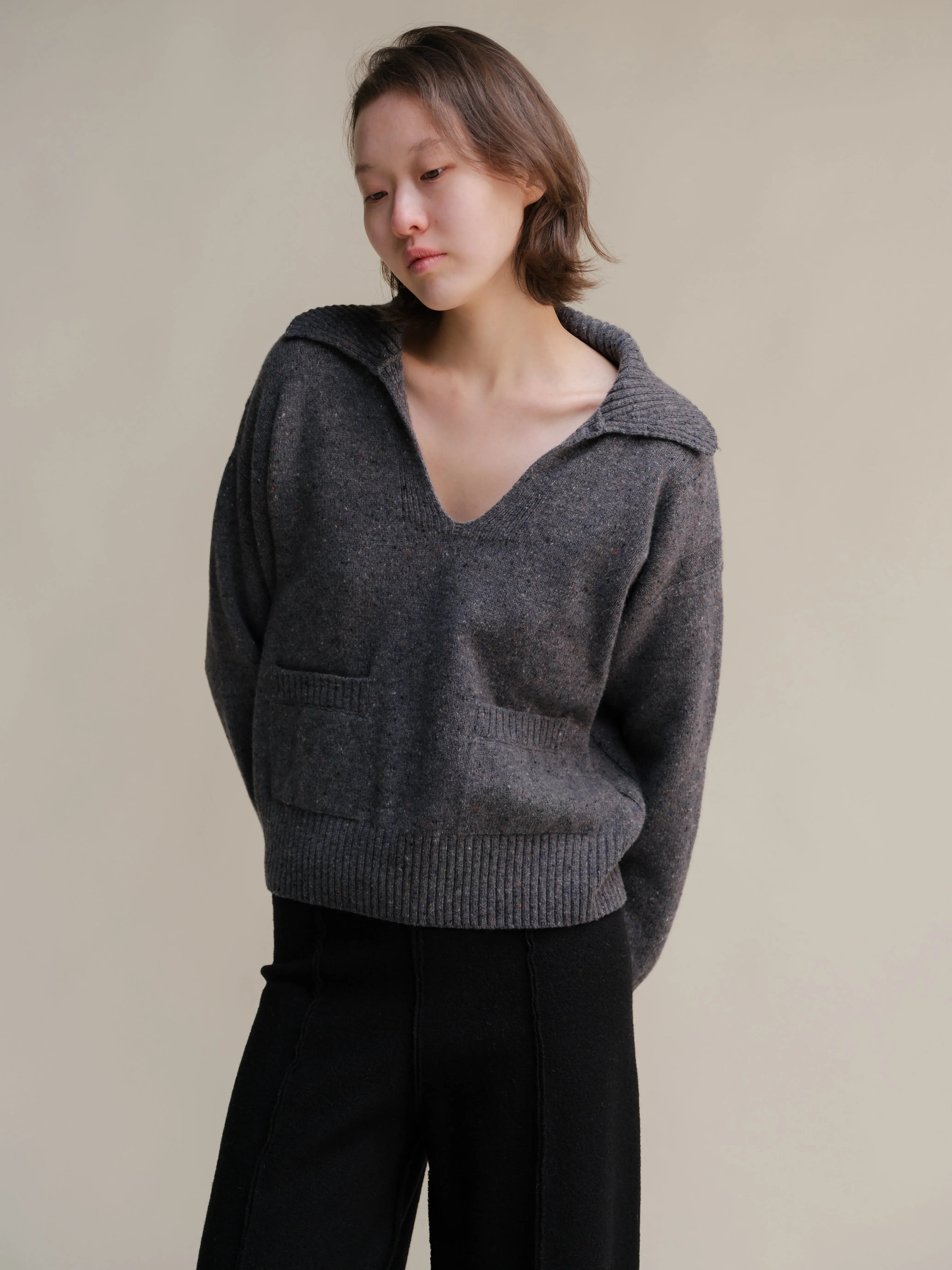 Polo Tweed Oversized with Pockets - Nibe Clothing