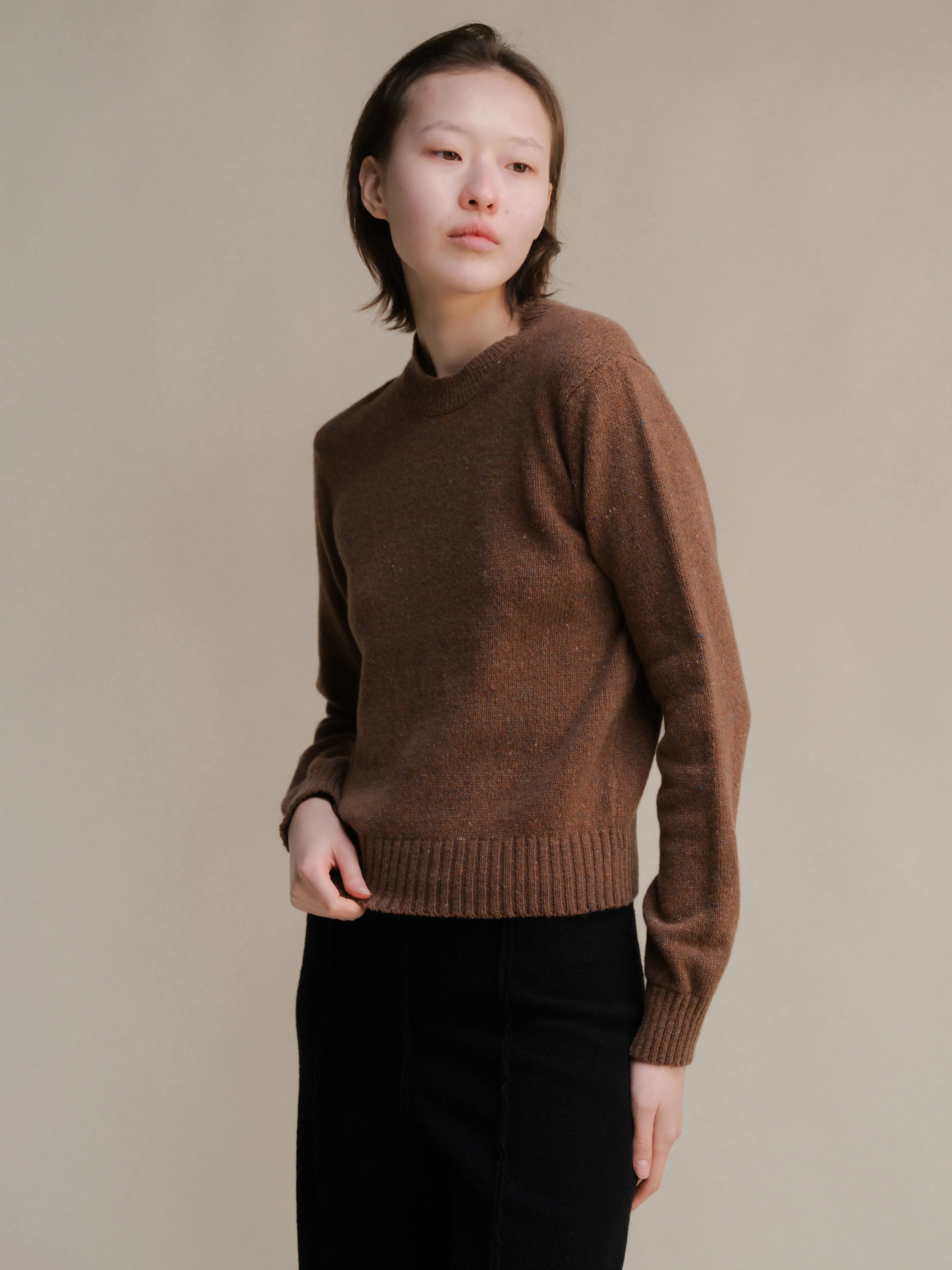 Maglione Tweed Crewneck - Nibe Clothing