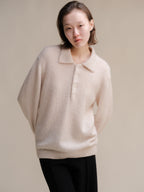 Polo in Mohair Mix - Nibe Clothing