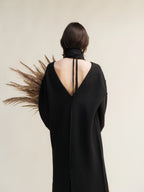 Abito Boiled Wool V-Neck - Nibe Clothing