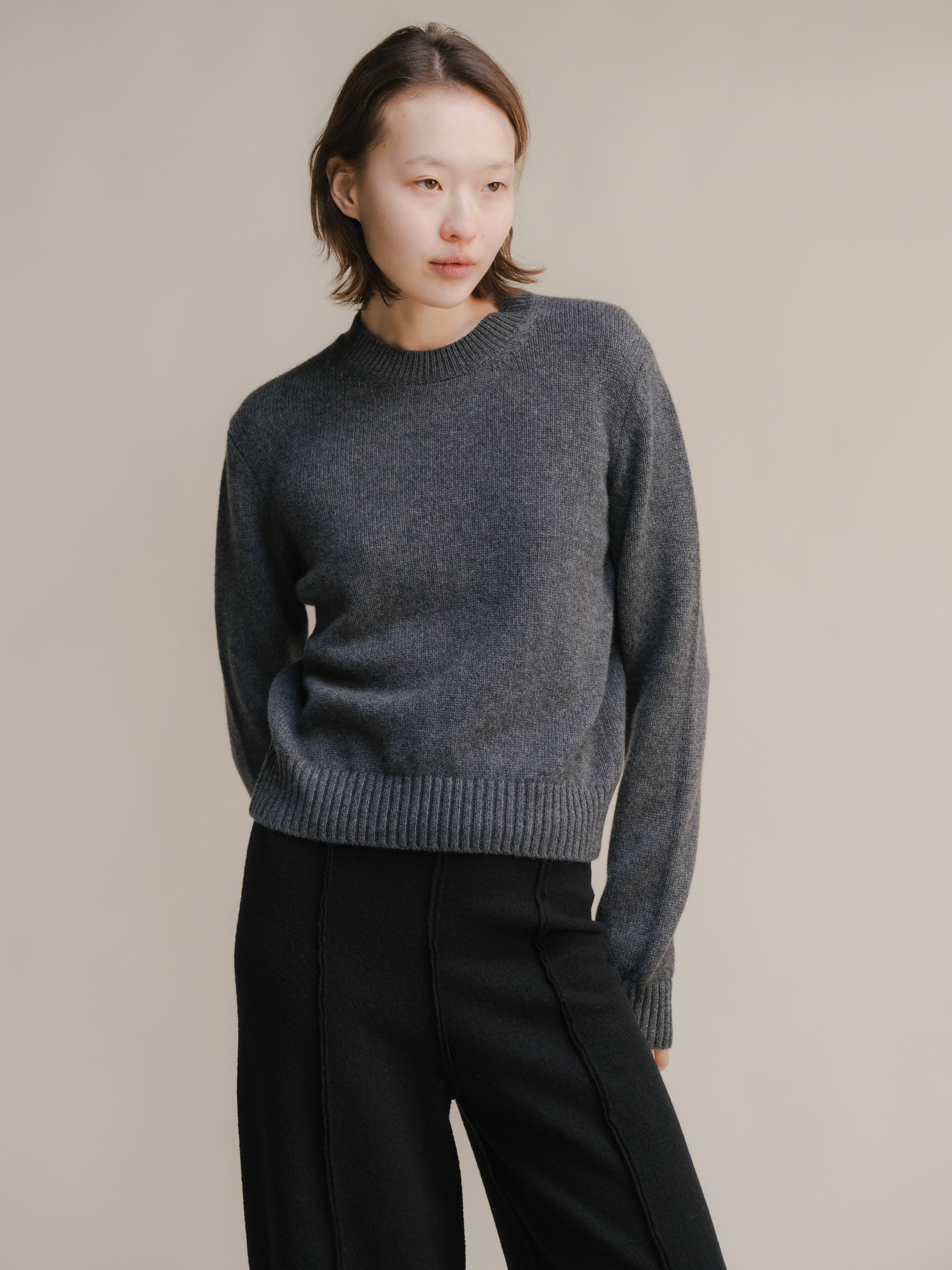 Pure Cashmere Crewneck Sweater