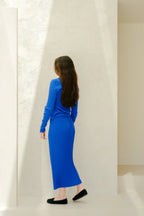 Cardigan in lana merino extrafine con scollo a V