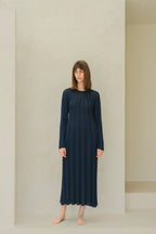 Fine Cotton Maxi Dress (3D-Knit)