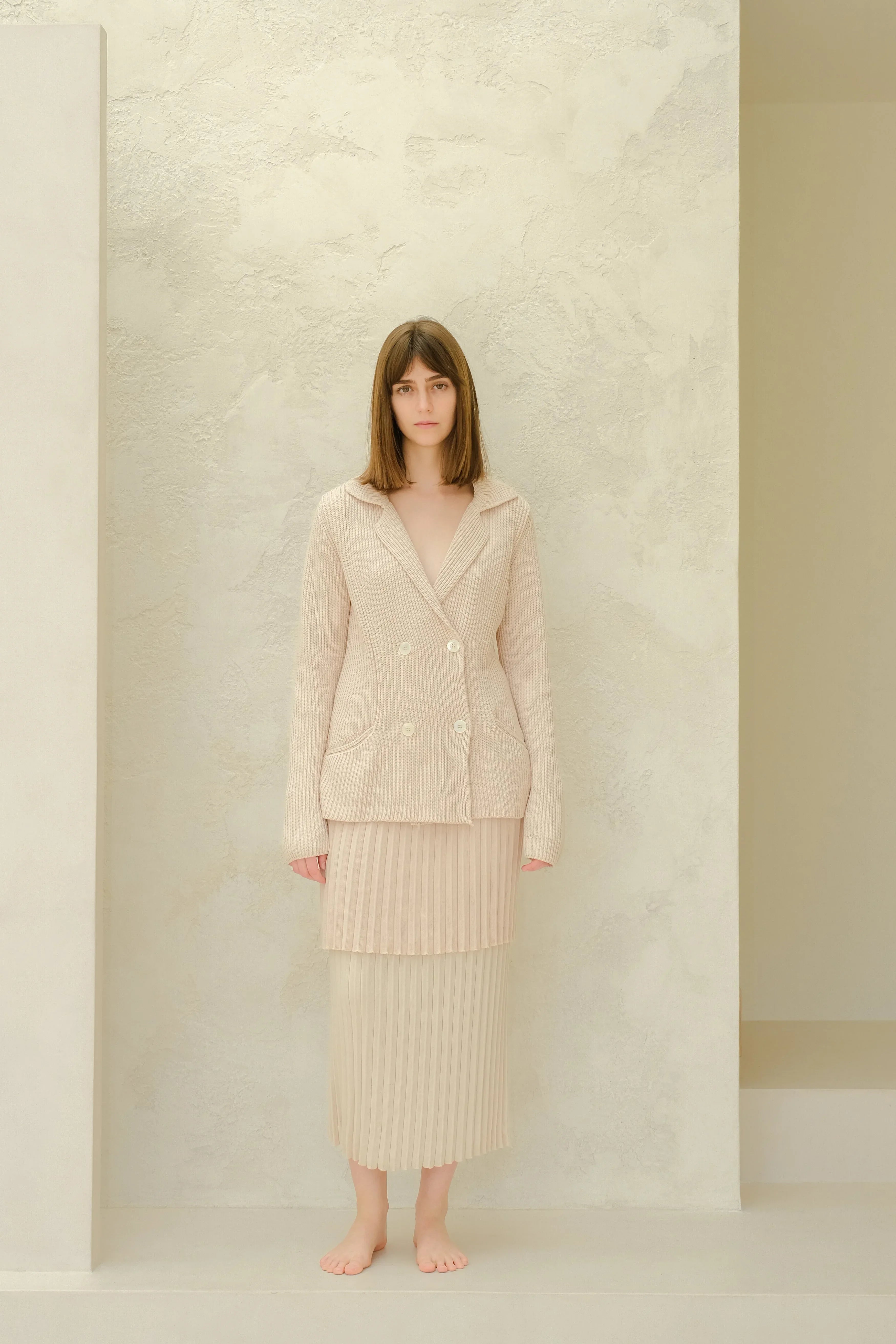 Giacca Fine Cotton Double Breasted - Nibe Clothing