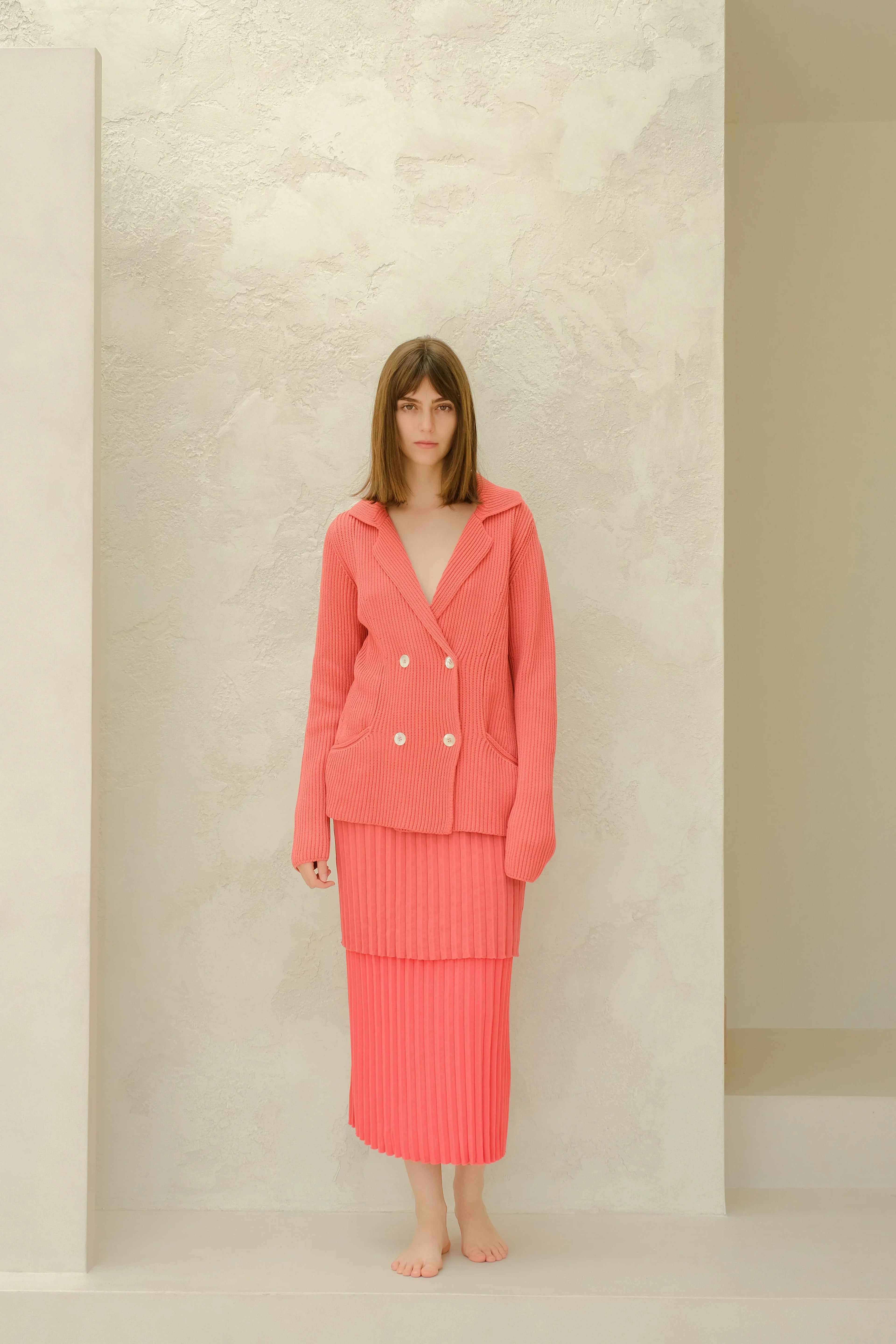 Giacca Fine Cotton Double Breasted - Nibe Clothing