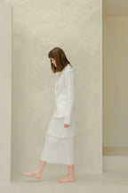 Gonna Plissé Fine Cotton (3D-Knit) - Nibe Clothing