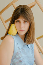 Fine Cotton Crochet Tank Polo