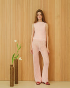 Canotta in cotone a treccia fine (3D-knit)
