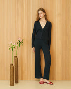 Fine Cotton Plissé Pants (3D-Knit)